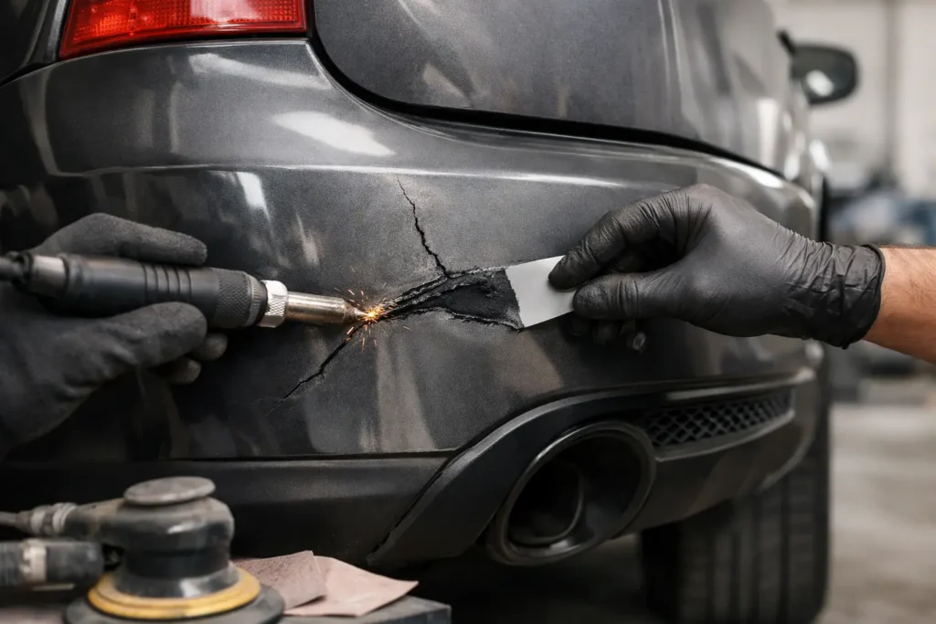 Repairing Plastic Bumper Cracks Without Replacement